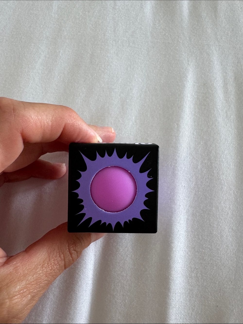 Needoh glow in the dark mini squishy toy purple NIB - Picture 2 of 4